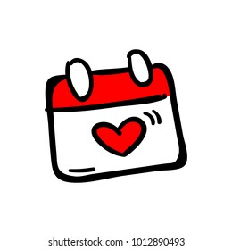 Valentine Date Doodle icon