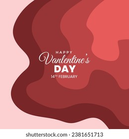 Día de San Valentín Resumen de fondo con color rosa rojo