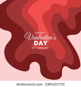 Valentine Day Abstract background with Red rose Color