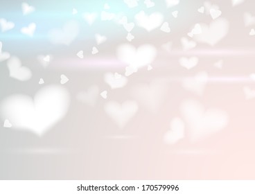Valentine day abstract background. Vector illustration
