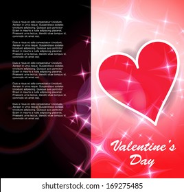 Valentine day background. Vector