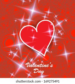 Valentine day background. Vector