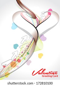 valentine day background Vector illustration 