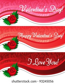 Valentine day banner