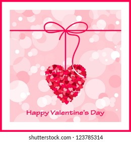 Valentine day card.