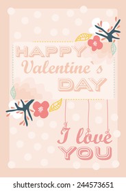 Valentine day card