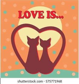 Valentine day cards template vector.