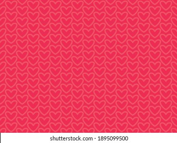 Valentine day celebration of beautiful love seamless vector background flat pattern