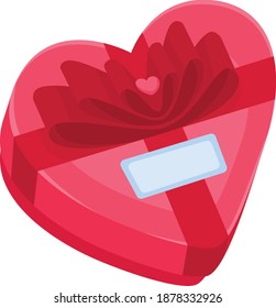Valentine day chocolate box gift celebration