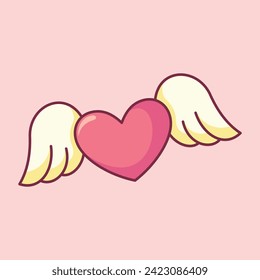Valentine day decoration gift love and lover celebration holiday vector art February