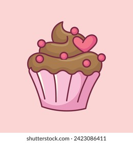 Valentine day decoration gift love and lover celebration holiday vector art February