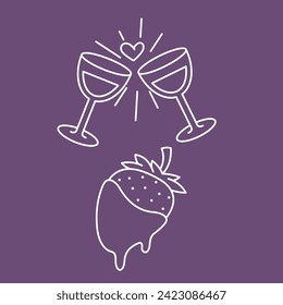 Valentine day decoration gift love and lover celebration holiday vector art February