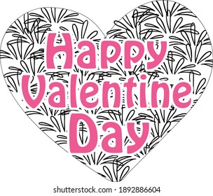Valentine Day Design, Valentine Day Love Vector, Loving Cute Hand Drawn Sketched Hearts, Doodle Valentine Heart Shape Drawing Elements For Greeting Cards and Valentines Day Design.