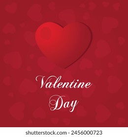 valentine day design vector illustration, celebrating valentine's Day on 14 February, Valentines day background, Abstract happy valentines day logo