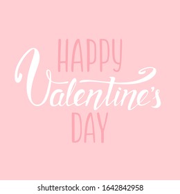 Valentine day doodle Handwritten text. Hand drawn romantic lettering. Design for poster, banner or invitation cards. Vector illustration