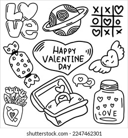 Dibujo vectorial de elementos de doodles de San Valentín, ilustración vectorial de dibujos animados de dibujos animados de dibujos animados de dibujos animados de dibujos animados de dibujos animados de dibujos animados de dibujos animados de dibujos animados de dibujos animados de dibujos animados, dibujos animados de dibujos animados de dibujos animados, dibujos animados de elementos adorables