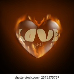 Valentine Day Fire Heart Frame and Realistic Vector Transparent Liquid Heart shape. refraction soap bubble. Soap bubble png, glare. Foam bubbles png love simbol. Transparent bubble heart