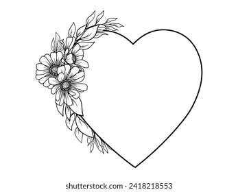 Valentine Day Flower Arrangement Background