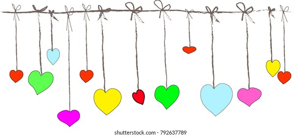 Valentine day flyer background 