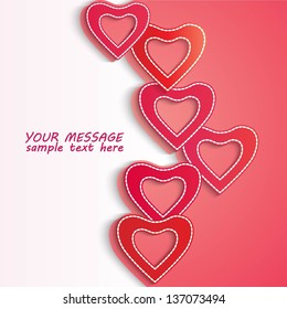 Valentine day flyer background.EPS10