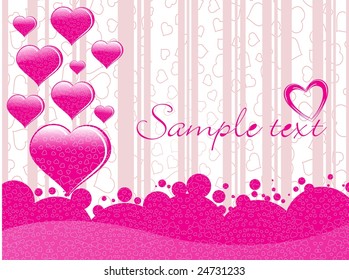 valentine day greeting card