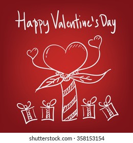 valentine day greeting card,vector eps 10