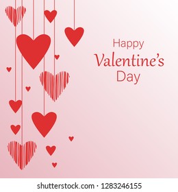 Valentine day with heart
