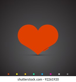 Valentine day heart