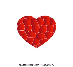 Valentine Day Heart Design.