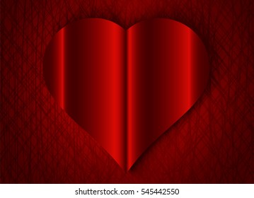 Valentine Day heart red texture background