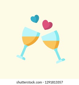 Valentine Day Icon Vector Graphic Download Template Modern
