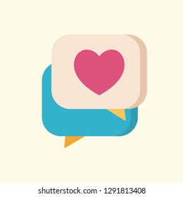 Valentine Day Icon Vector Graphic Download Template Modern