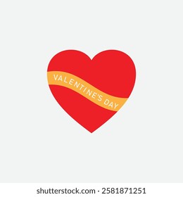Valentine day icon vector logo design template