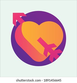 Valentine Day Icons. Simple vector icons valentine for logo, Business, SEO and Social media marketing
