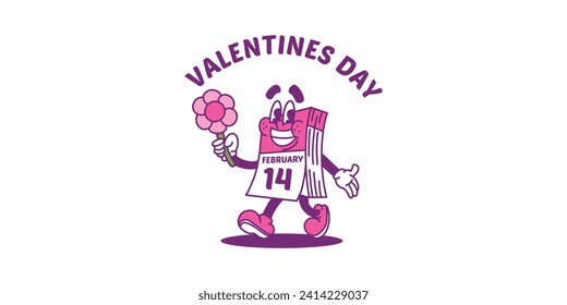 valentine day love gift vector logo