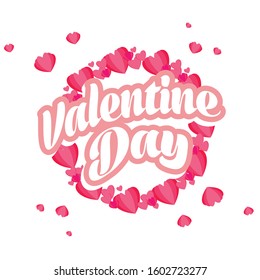 valentine day love heart ornament background