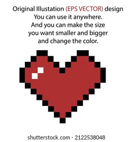 valentine day love pixel vector 14 February 2022