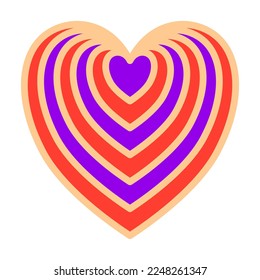 Valentine day. Love. Set of cute isolated icons. Vector