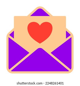 Valentine day. Love. Set of cute isolated icons. Vector