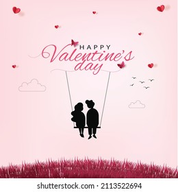 Valentine day lovely couple on day