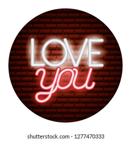 valentine day neon
