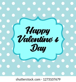 valentine Day polka dot background 