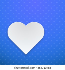 Valentine day postcard concept. Vector illustration EPS10