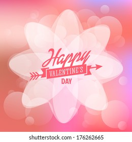 valentine day poster happy valentines day postcard design component pattern with blur bokeh background valentine day poster color happy love pink adventure trip ceremony signs celebration story beauti