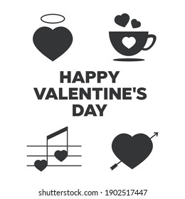 Valentine day red background falling hearts. Love beautiful card for Valentine day and wedding