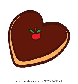 Valentinstag Romantische, farbige Zeichnung
