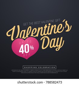Valentine day sales, special offers and discounts