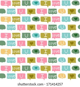 valentine day seamless pattern