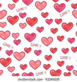 Valentine day seamless pattern