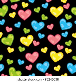 Valentine day seamless pattern